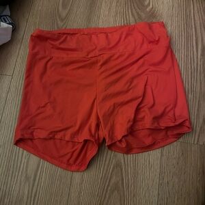 Women's Redish -Orange Shorts